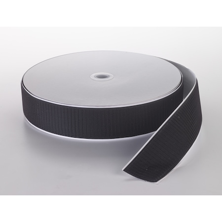 Mutual Industries Reclosable Fastener, 25 yds, 2" W, Black 152-91-2000