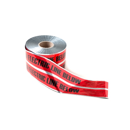 Black Swan Detectable Marking Tape-Red-6" X 1000' 15300