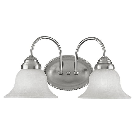 Livex Lighting Edgemont 2 Light Brushed Nickel Bath Van 1532-91