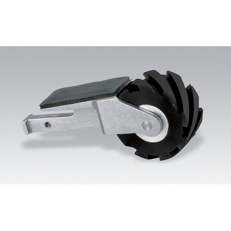 Dynabrade Cntct Arm Assmbly, 1" diax2"W, Serrted Whl 15350