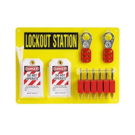 Brady Lockout Station, 0.1875" D, 11.5" H, 15.5"W 153680