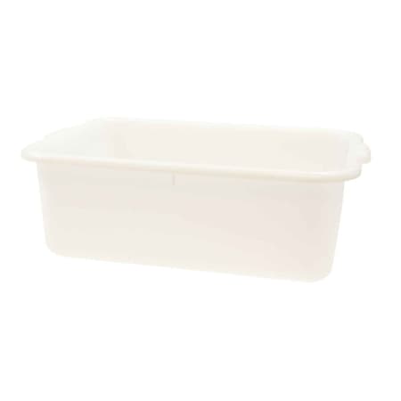 Tablecraft Food Storage Box, Wht, Hdpe, 21"X16"X7" 1537N