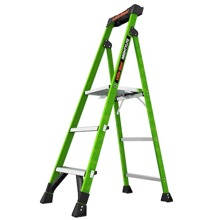 Little Giant Ladders 5 ft Fiberglass Platform Stepladder, 300 lb Capacity 15395-001