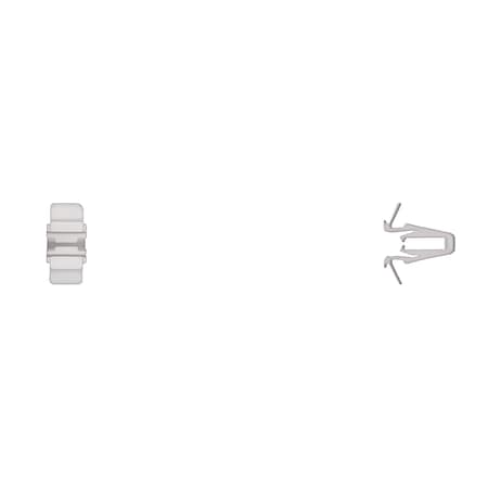 Disco Wht Nyln Moulding Clips Door/Garnish PK25 15497PK