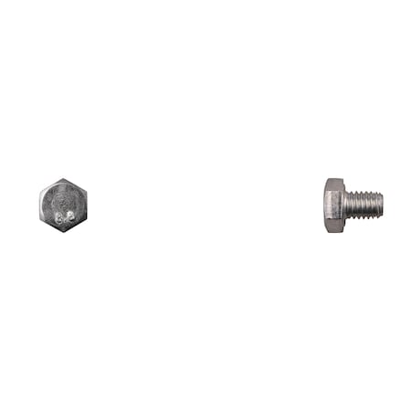 Disco Class 8.8, M6-1.00 Hex Head Cap Screw, Zinc Plated Steel, 8 mm L 15565PK