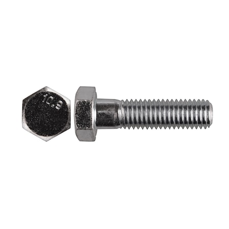 Disco Class 8.8, M12-1.75 Hex Head Cap Screw, Zinc Plated Steel, 45 mm L 15611PK5
