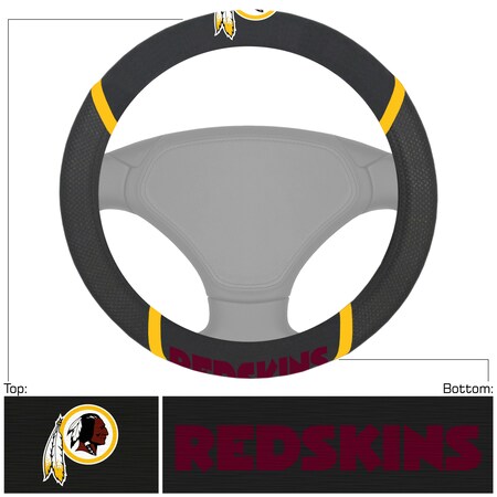 Fanmats NFL Washington Redskins Embroidered Steering Wheel Cover 15616