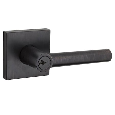 Kwikset Milan Square Entry Door Lock SmartKey 740MILSQT-11PS