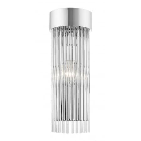 Livex Lighting Polished Chrome Sconce, 1 Light 15711-05