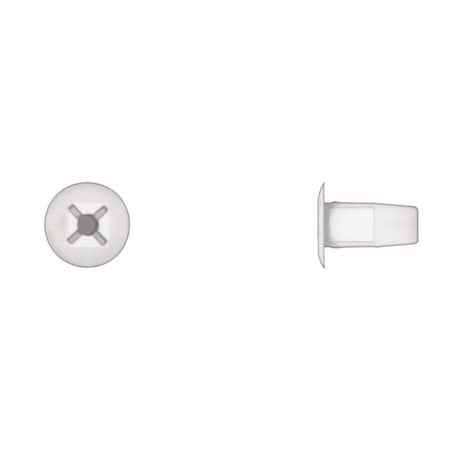 Disco Ntrl Nyln Screw Grommets No 8 Screw Size 8mm Square Hole PK100 1572PK100