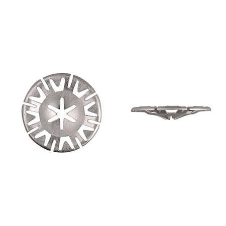 Disco Dacromet Push Type Ret 5mm Stud Size 30mm OD PK25 15730PK