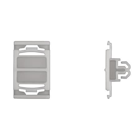 Disco Wht Nyln Door Panel Ret 22mm W 35mm OA L PK25 15735PK