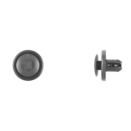 Disco Blk Nyln Push Type Ret 8mm Hole 10mm Stem L PK15 15751PK