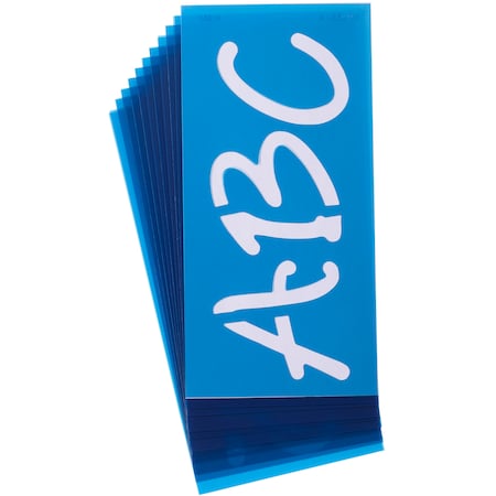 Westcott Stencils, Angelina Script 3" 15814