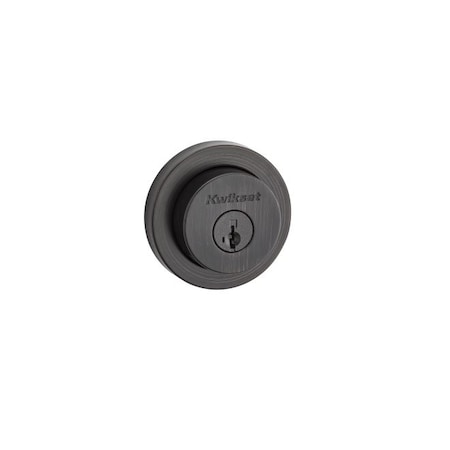 Kwikset Milan Round SGL CYL DBOLT SmartKey w/RCA 158RDT-11PS