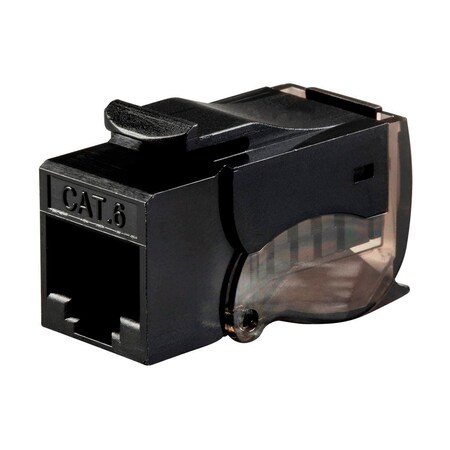 Monoprice Cat6 Rj 45 Push Lever 90 D Key, Blk 15971