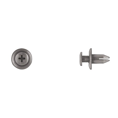 Disco Blk Nyln Phllp Screw Ret 7mm Hole Size 12mm Stem L PK25 1603PK25
