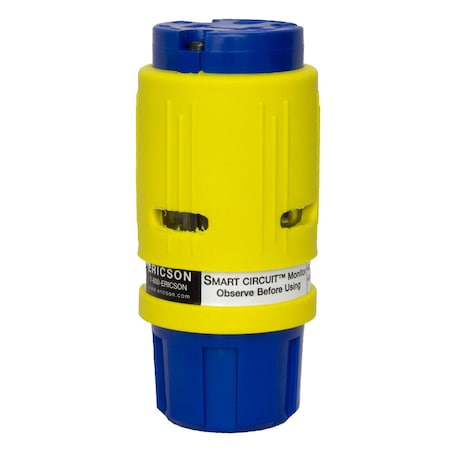 Ericson Straight Blade Connector, 5-15R, 15 A, 125V AC, 2 Pole, 3 Wire, Clear 1610-CW6PL