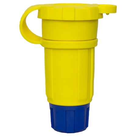 Ericson Straight Blade Connector, 5-15R, 15 A, 125V AC, 2 Pole, 3 Wire, Screw Terminals, Yellow 1610-CW6P