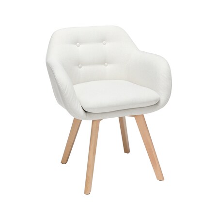 Ofm Arm Chair, Beige Fabric, PK2 161-FACA-BGE-2