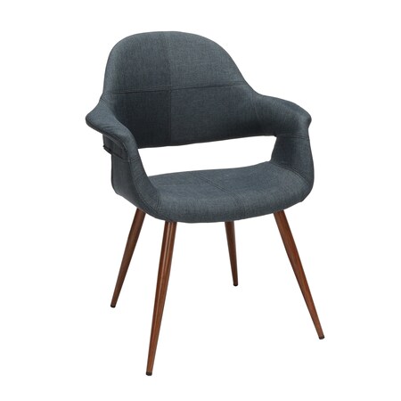 Ofm Arm Chair, Blue Fabric, PK2 161-FACB-BLU-2