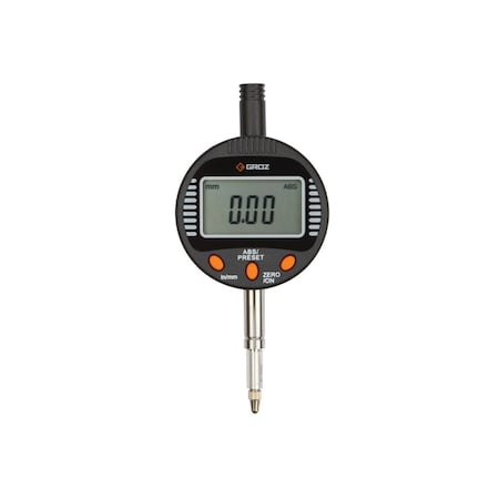 Groz Indicator, Digital, Hgh Accurcy, 0" to 1/2" 16221