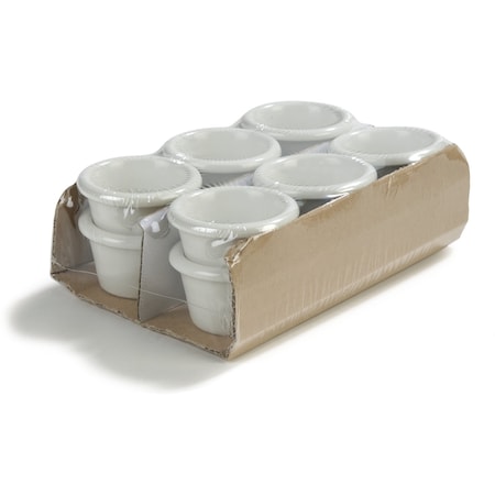 Carlisle Foodservice Melamine Smooth Ramekin, 1.5 oz., Bn, PK4 S275-842