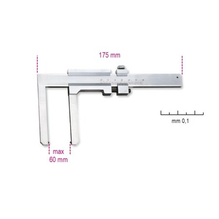 Beta Sliding Gauge for Brake Discs 016500050