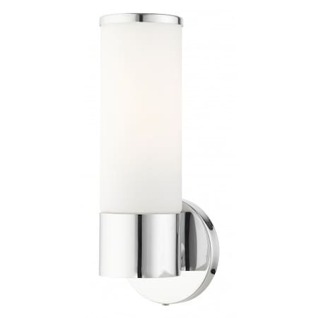 Livex Lighting Polished Chrome ADA Single Sconce, 1 Ligh 16561-05