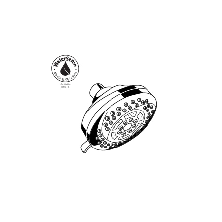 American Standard Hydrofocus Fixed ShwrHd Trade Ch 1660.206.002