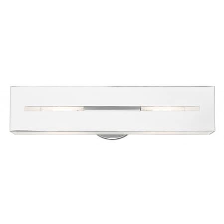Livex Lighting Polished Chrome ADA Vanity Sconce, 2 Ligh 16682-05