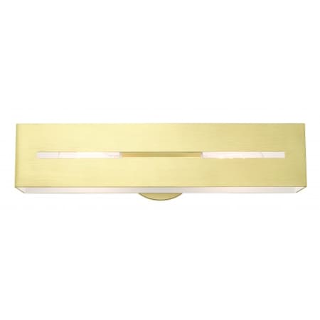 Livex Lighting Satin Brass ADA Vanity Sconce, 2 Light 16682-12