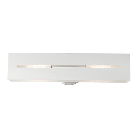 Livex Lighting Textured White, Brushed Nickel Finish Acc 16682-13