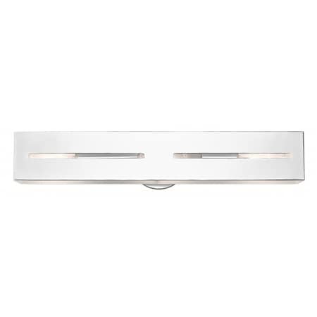 Livex Lighting Polished Chrome ADA Vanity Sconce, 3 Ligh 16683-05
