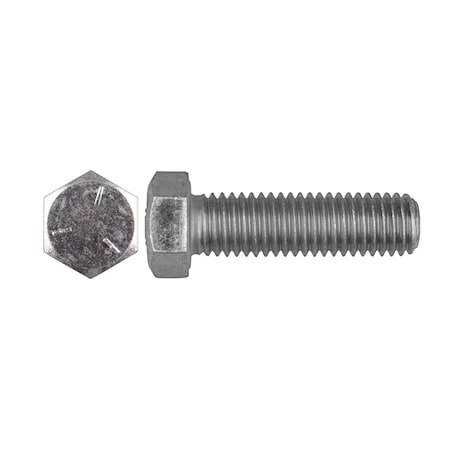 Disco Grade 5, 9/16"-12 Hex Head Cap Screw, Zinc Plated Steel, 2 in L 16692PK