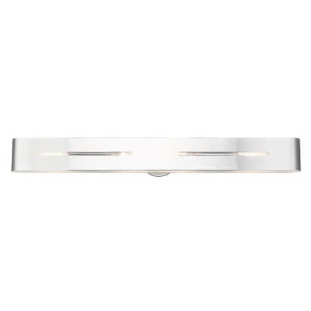 Livex Lighting Polished Chrome ADA Vanity Sconce, 4 Ligh 16734-05