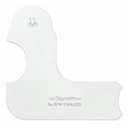 Starrett Individual Radius Gage 167M-12