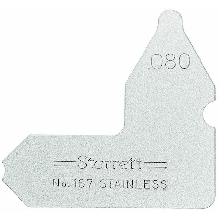 Starrett Radius Gage 090 Formerly Pt22968 167-090