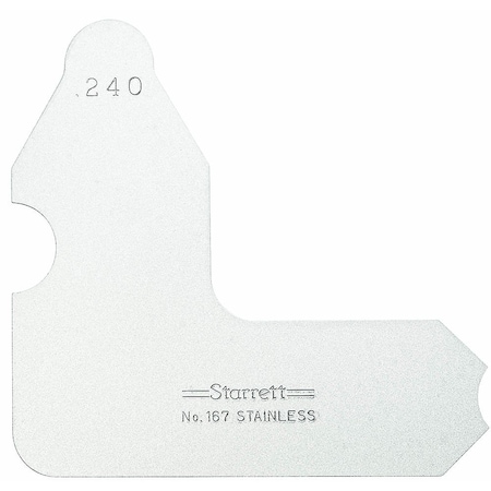 Starrett Radius Gage 260 Formerly Pt22977 167-260