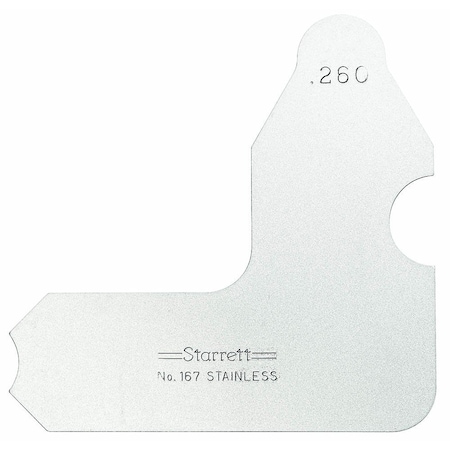 Starrett Radius Gage 280 Formerly Pt22978 167-280