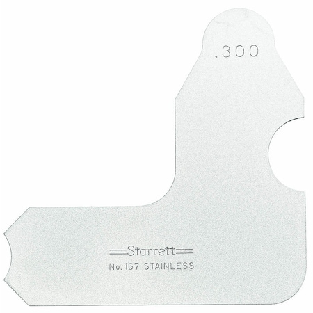 Starrett Radius Gage 350 Formerly Pt22980 167-350