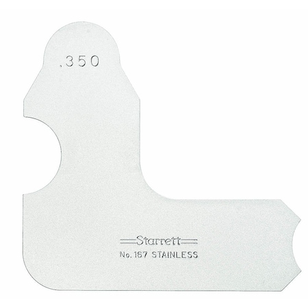 Starrett Radius Gage 400 Formerly Pt22981 167-400