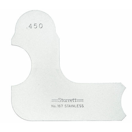 Starrett Radius Gage 500 Formerly Pt22983 167-500