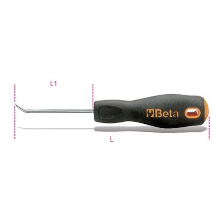 Beta Engineers Prcsion Scriber, Short Tip Bent 016870125
