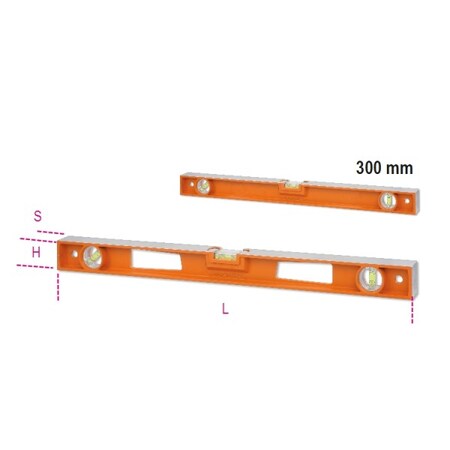 Beta Spirit Level, Die-Cast Aluminum, 500mm 016960355