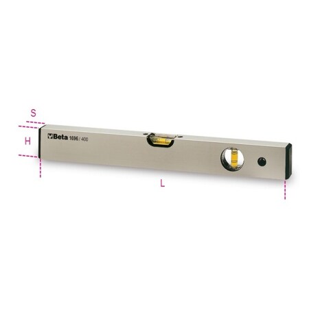 Beta Spirit Level, Aluminium, 800mm 016960008
