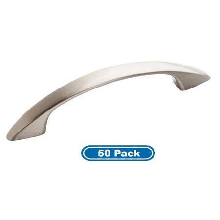 Amerock BP69153G10-50PACK 3" (76 mm) CTC Value Cab Pull Satin Nickel BP69153G10-50PACK