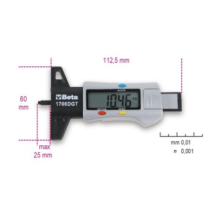Beta Digital Depth Gauge 017060011
