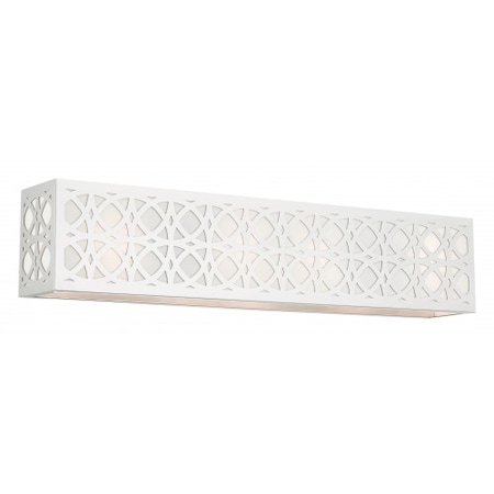 Livex Lighting Polished Chrome ADA Vanity Sconce, 4 Ligh 17133-05