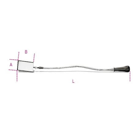 Beta Square Flex Inspection Mirror 017150110